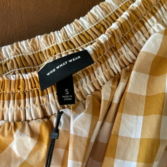 NWT Who What Wear for Target gingham dress. Size small. - Picture 5 of 6